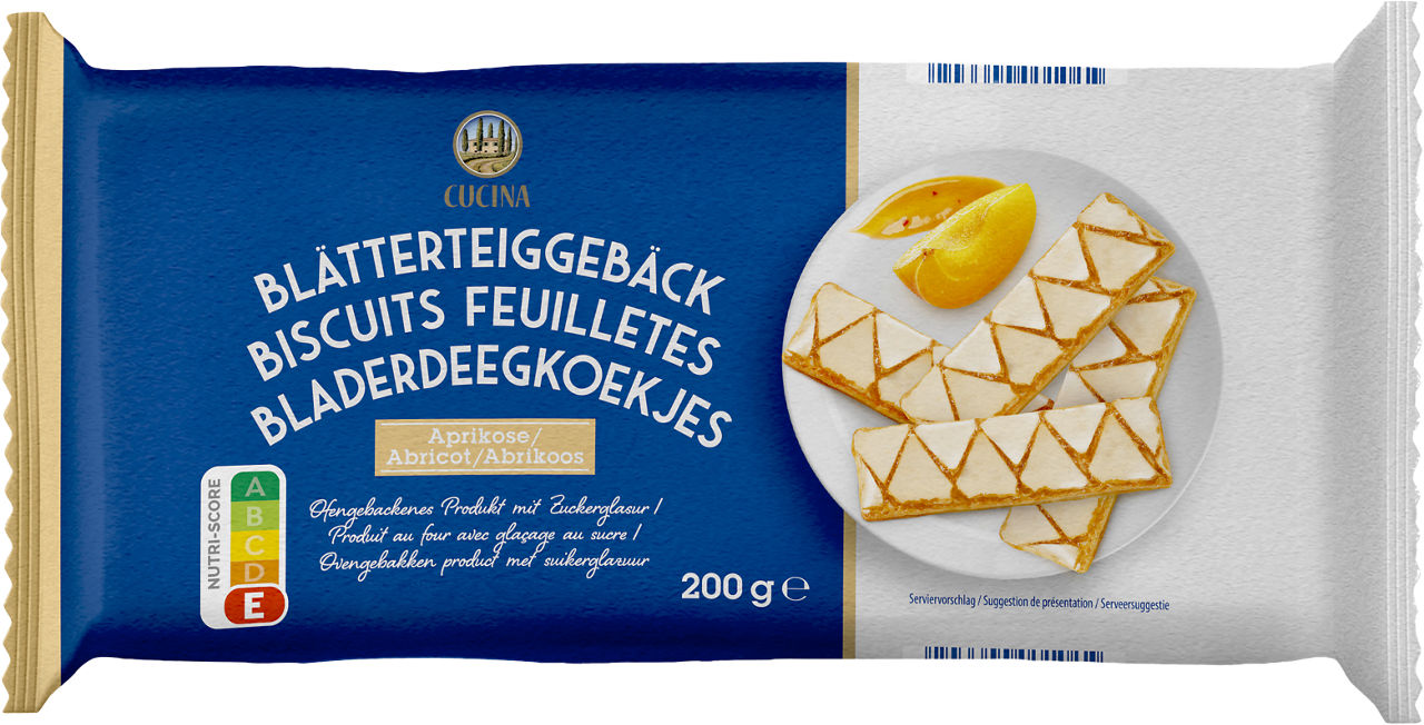 CUCINA® - Galleta de hojaldre y albaricoque
