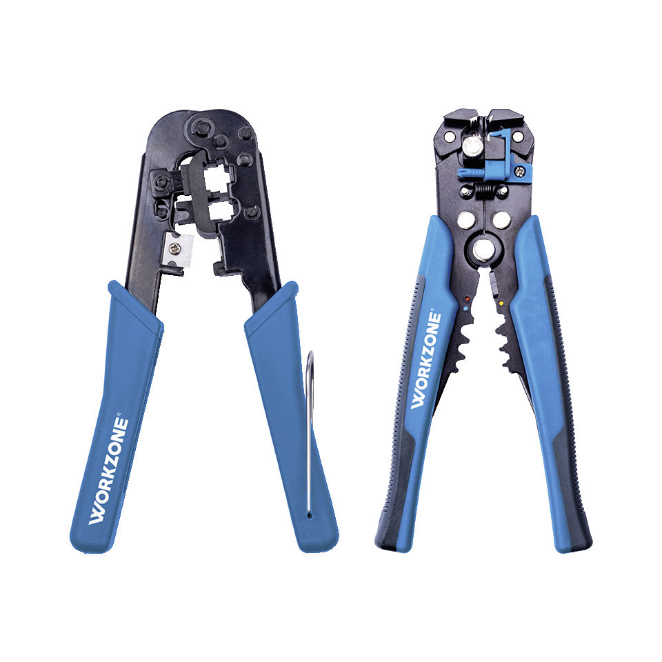 WORKZONE® - Alicate pelacables / Crimpadora