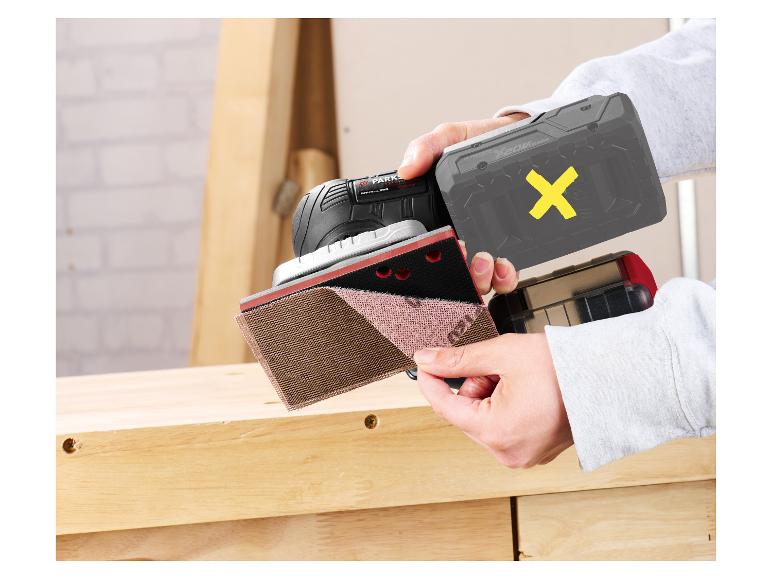 PARKSIDE PERFORMANCE® - Lijadora orbital recargable 20 V »PAMSP 20-Li A2« / Lijadora excéntrica recargable 20 V »PAESP 20-Li A2«, sin batería ni cargador.