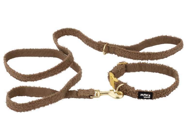 Collar para perro / Correa para perro con diseño de peluche