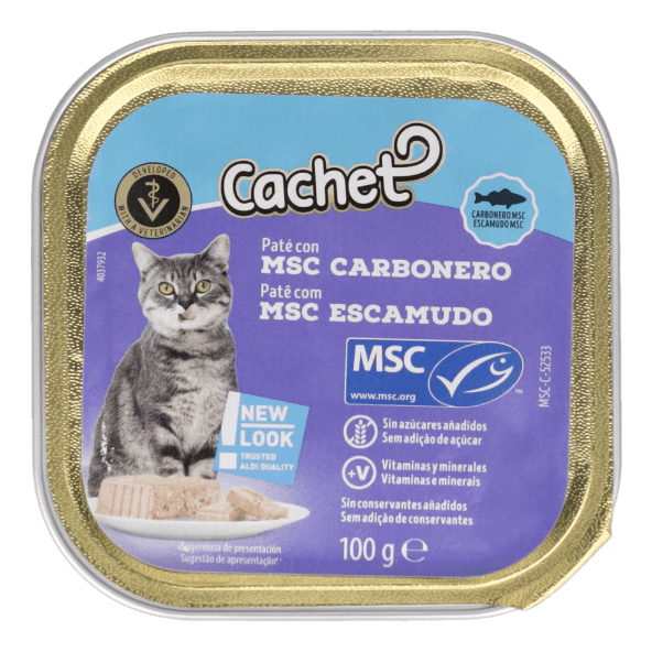 CACHET® - Comida húmeda para gatos con pescado
