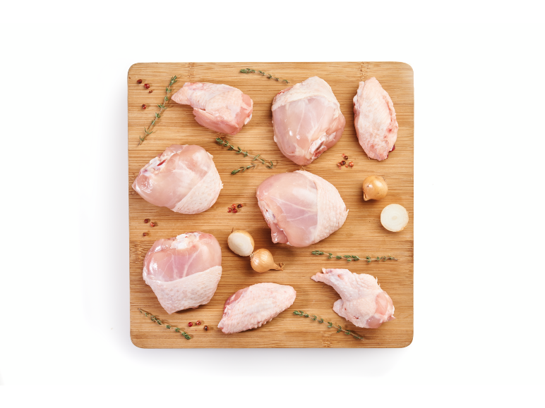 Pollo troceado