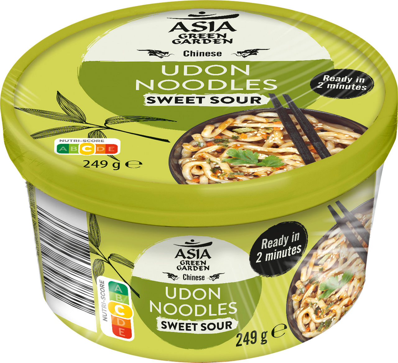 ASIA GREEN GARDEN® - Bol de fideos udon sabor agridulce