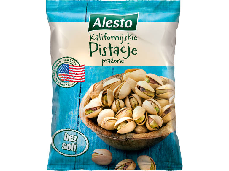 Pistachos tostados y salados