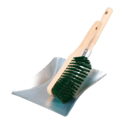 Juego de escoba y recogedor para exterior