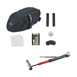 BIKEMATE® Minibomba de aire / Bolsa de herramientas para bicicleta