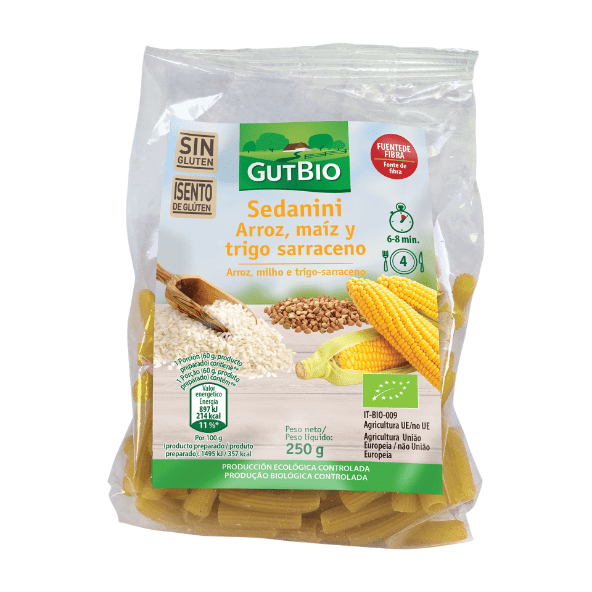 GUTBIO® Sedanini de arroz, maíz y trigo sarraceno ecológico