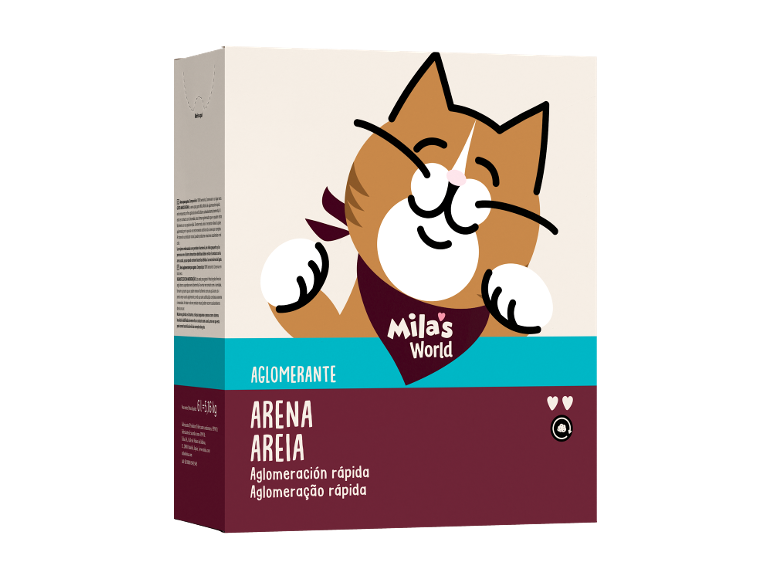 Arena para gato