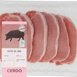 Filetes de lomo de cerdo