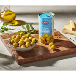 Aceitunas verdes rellenas de anchoa
