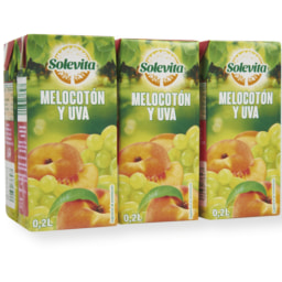 'Solevita®’ Zumo de melocotón y uva