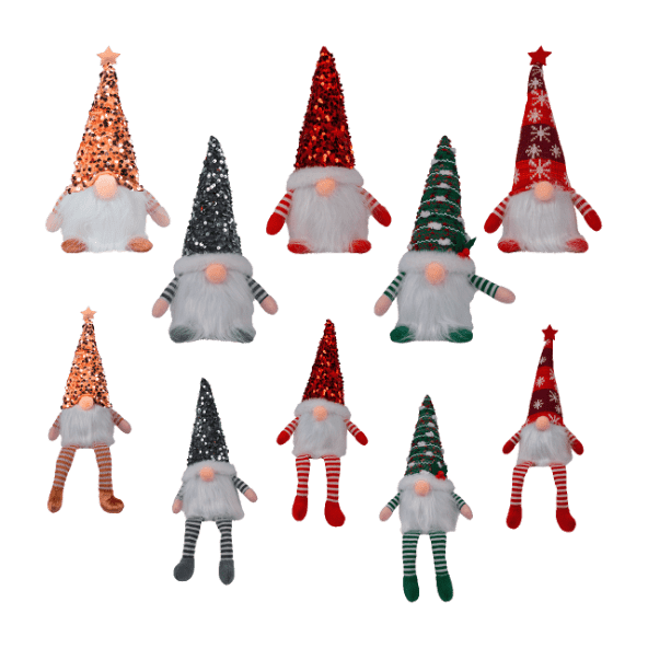 HOME CREATION® - Gnomo de Navidad con LED