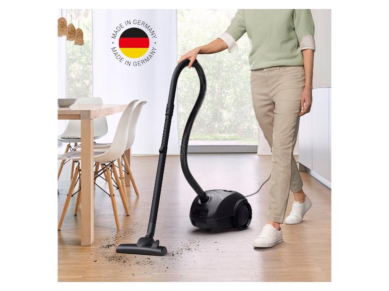BOSCH - Aspiradora con bolsa 900W máx. Negra, BGDS2BAL manguera textil.