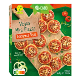Mini pizzas a la boloñesa