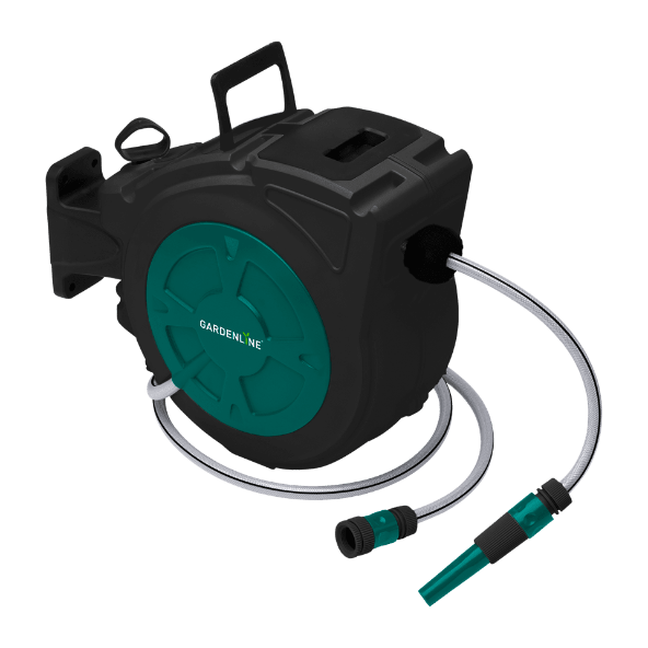 GARDENLINE® - Enrollador automático con manguera