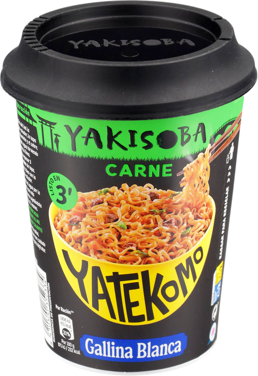 GALLINA BLANCA® - Fideos orientales sabor carne