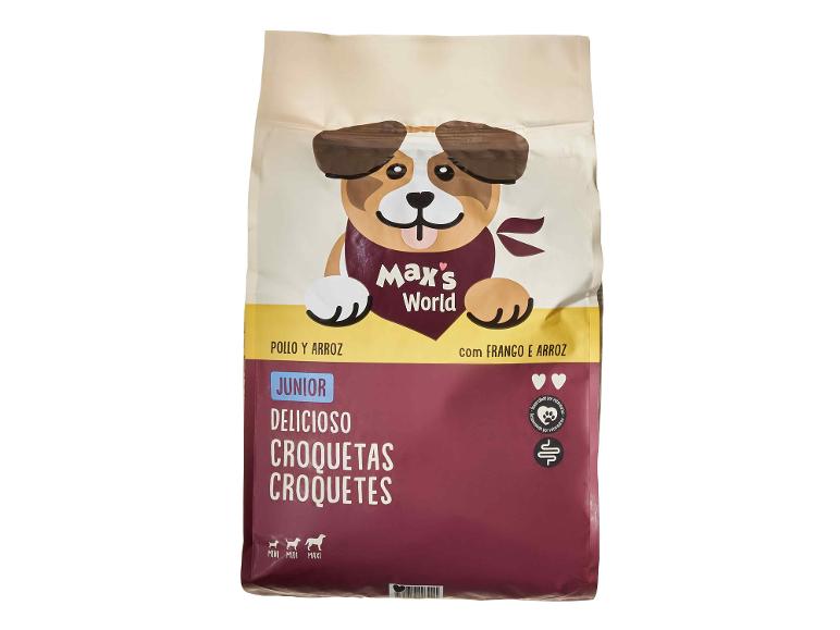 MAX & MILA'S WORLD - Croquetas para perro de pollo y arroz