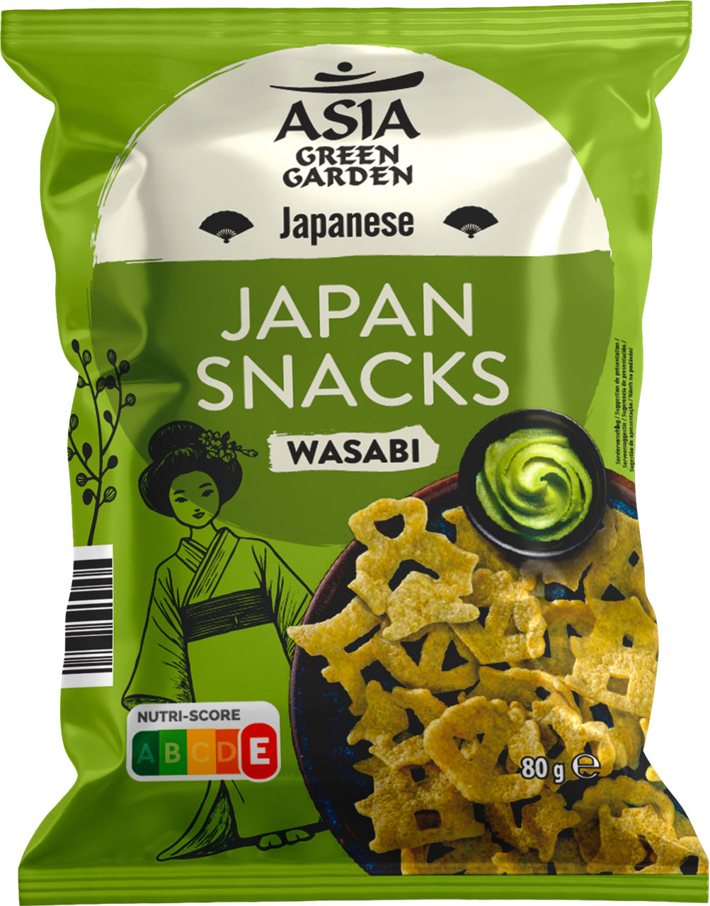 ASIA GREEN GARDEN® - Snack japonés wasabi