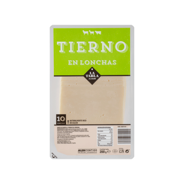 LA TABLA® - Queso tierno en lonchas