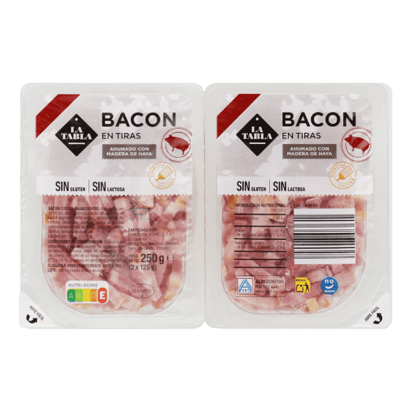 LA TABLA® - Bacon en tiras cocido y ahumado
