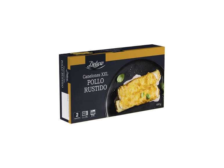 DELUXE - Canelones de pollo rustido