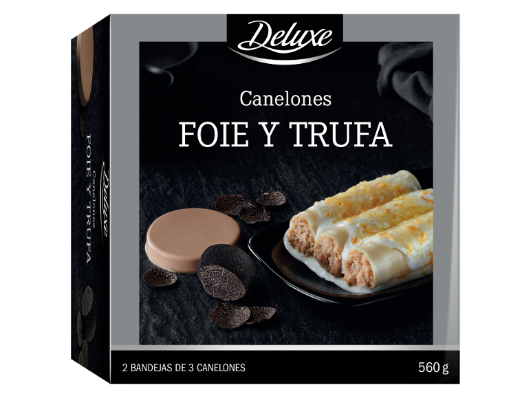 DELUXE - Canelones de trufa y foie