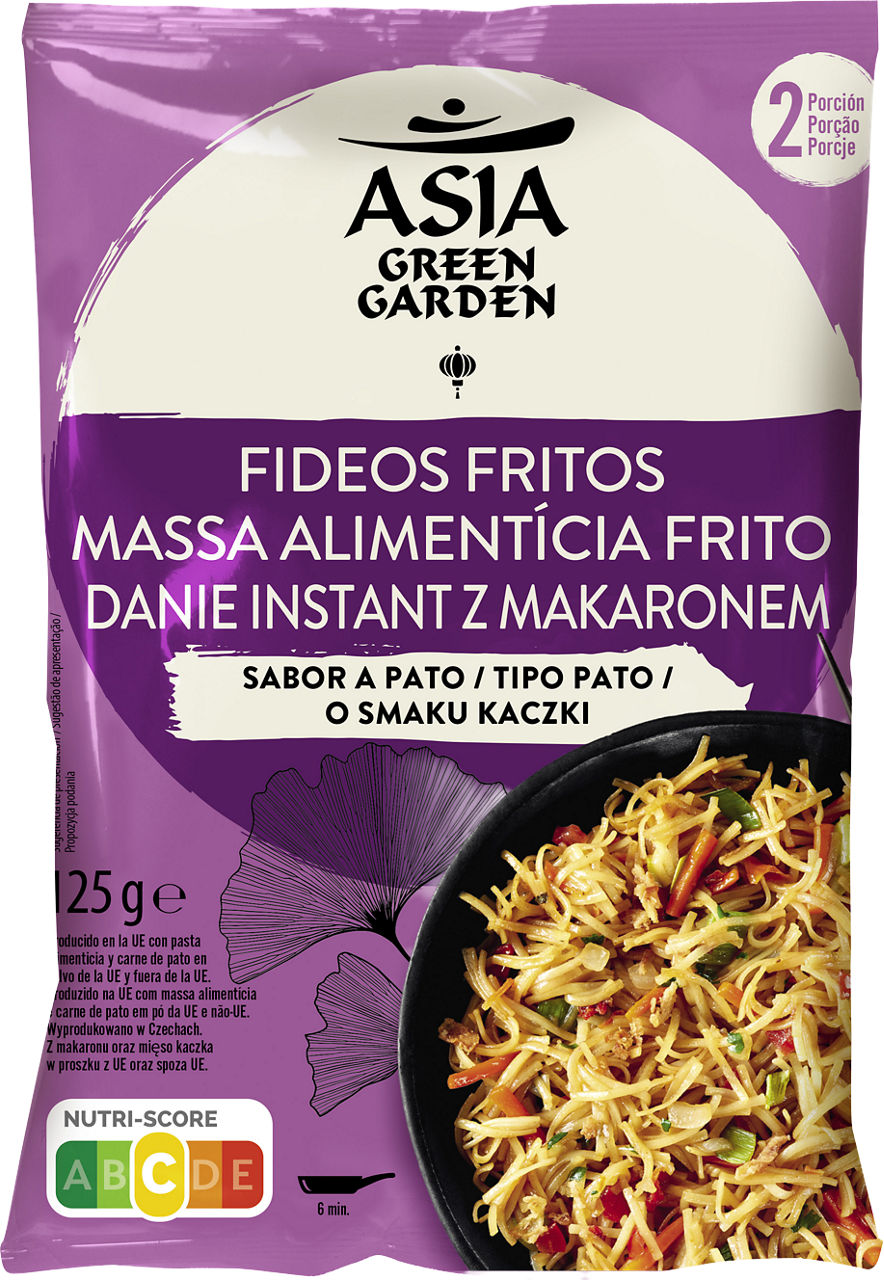 ASIA GREEN GARDEN® - Fideos fritos con pato