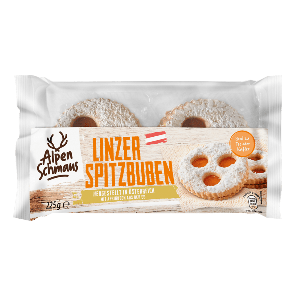 ALPENSCHMAUS® - Galletas alpinas 'Spitzbuben'