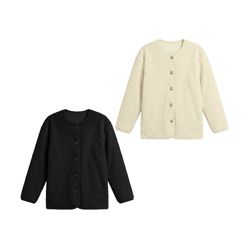 UP2FASHION® - Chaqueta de borreguito