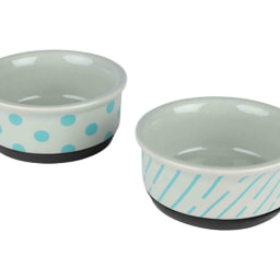 Set de platos de cerámica pequeños para mascotas