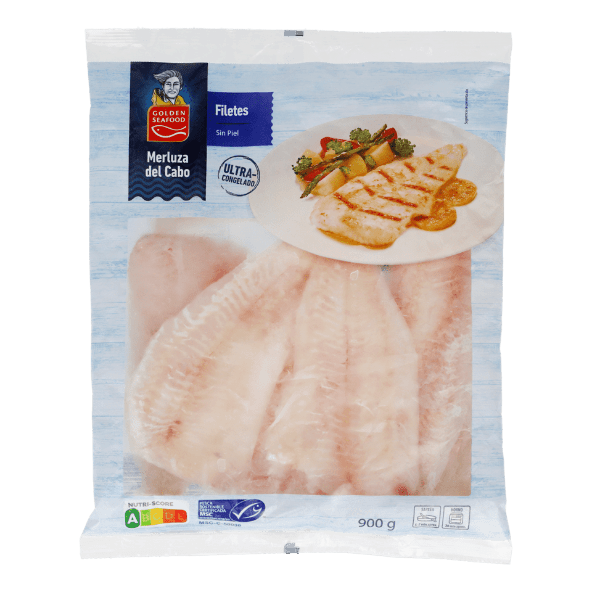 GOLDEN SEAFOOD - Filetes de merluza del Cabo sin piel