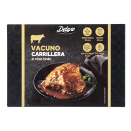DELUXE - Carrillera de vacuno al vino tinto