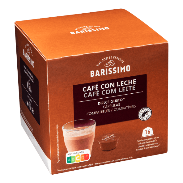 BARISSIMO® - Café con leche en cápsulas