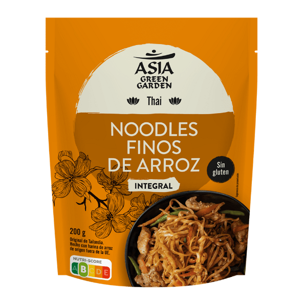 ASIA GREEN GARDEN® - Noodles finos de arroz integral