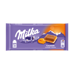 MILKA® Tableta choco fusion con caramelo