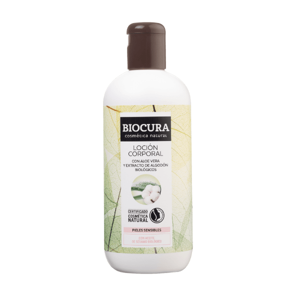 BIOCURA COSMÉTICA NATURAL® - Loción corporal con aloe vera y extracto de algodón bio