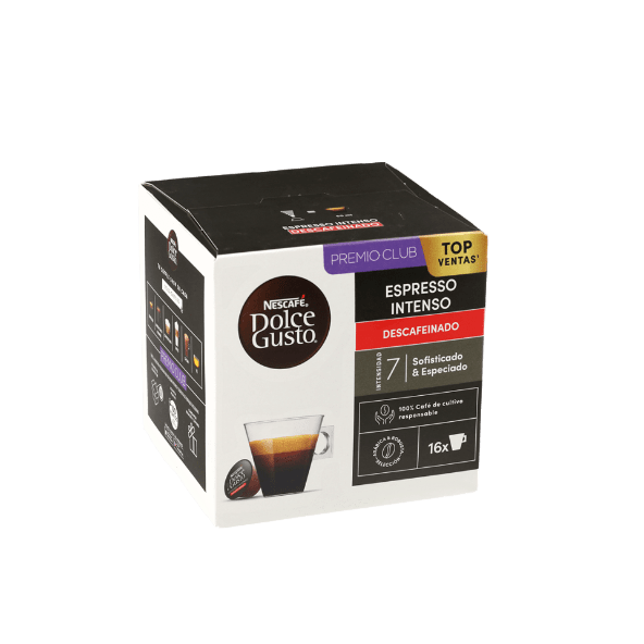 DOLCE GUSTO® - Cápsulas de café espresso intenso descafeinado
