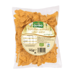 GUTBIO® Tortillas de maíz sabor queso ecológicas