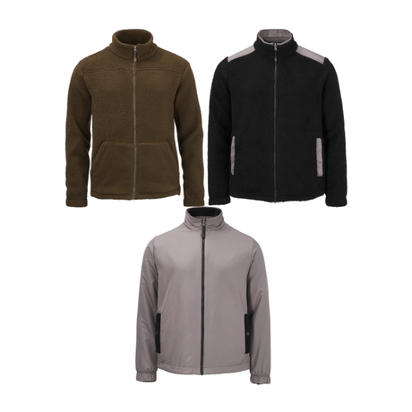 TOP CRAFT® - Chaqueta polar  reversible