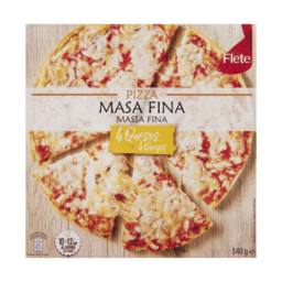 FLETE® - Pizza masa fina 4 quesos
