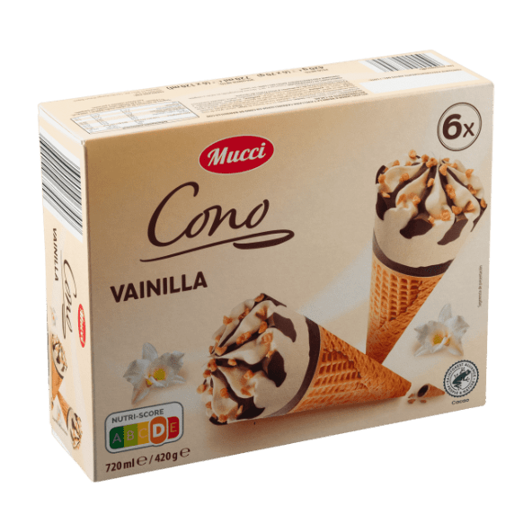 MUCCI® - Cono vainilla
