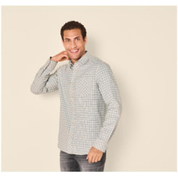 ESMARA MEN - Camisa casual de franela de hombre.