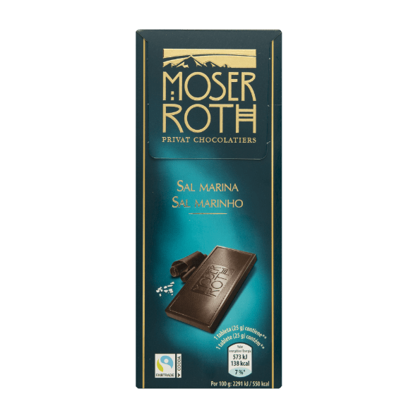 MOSER ROTH® - Chocolate negro con sal marina