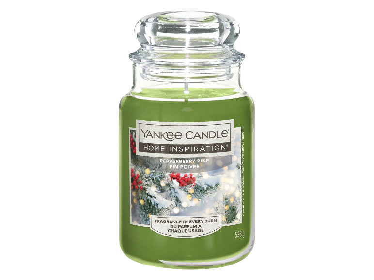 YANKEE CANDLE Vela aromática Pepperberry Pine | Vaso 538g
