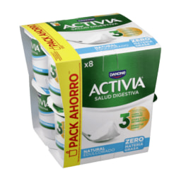 DANONE - ACTIVIA® - Yogur con probióticos 0% edulcorado