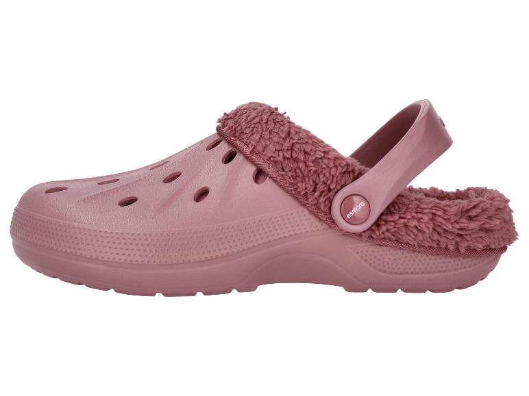 Clogs con borreguito para mujer