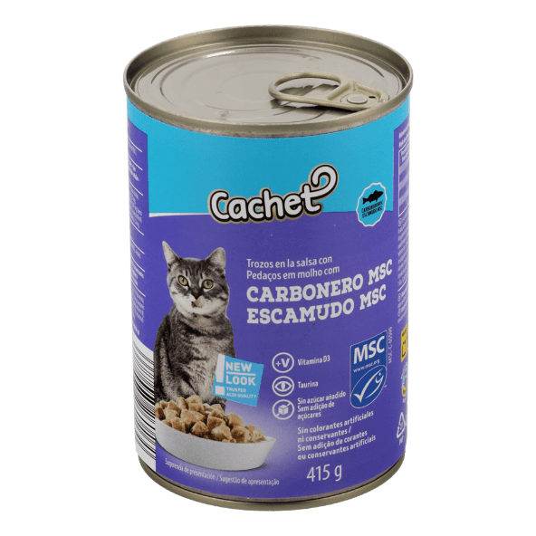 CACHET® - Comida en salas para gatos con pescado  415g