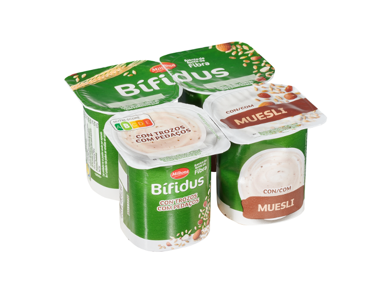 Bífidus fruta con trozos