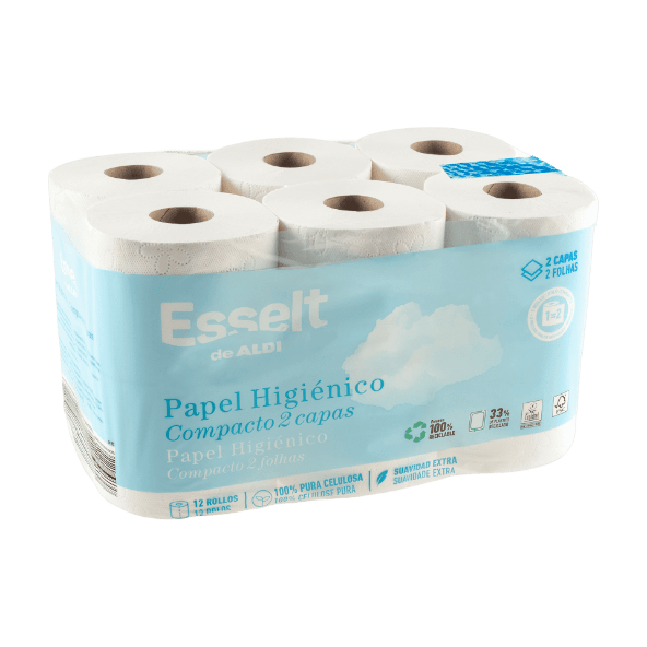 ESSELT® - Papel higiénico compacto