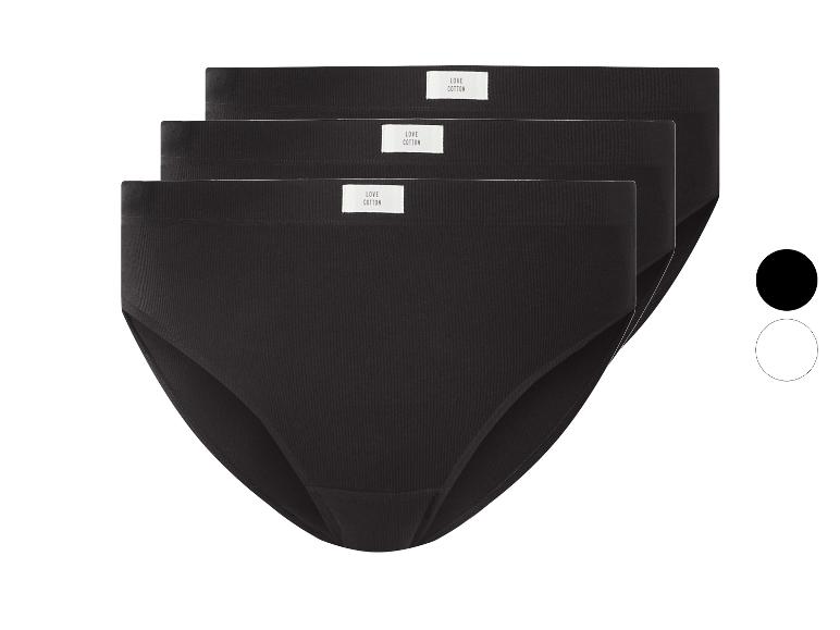 Braguitas de canalé para mujer pack 3